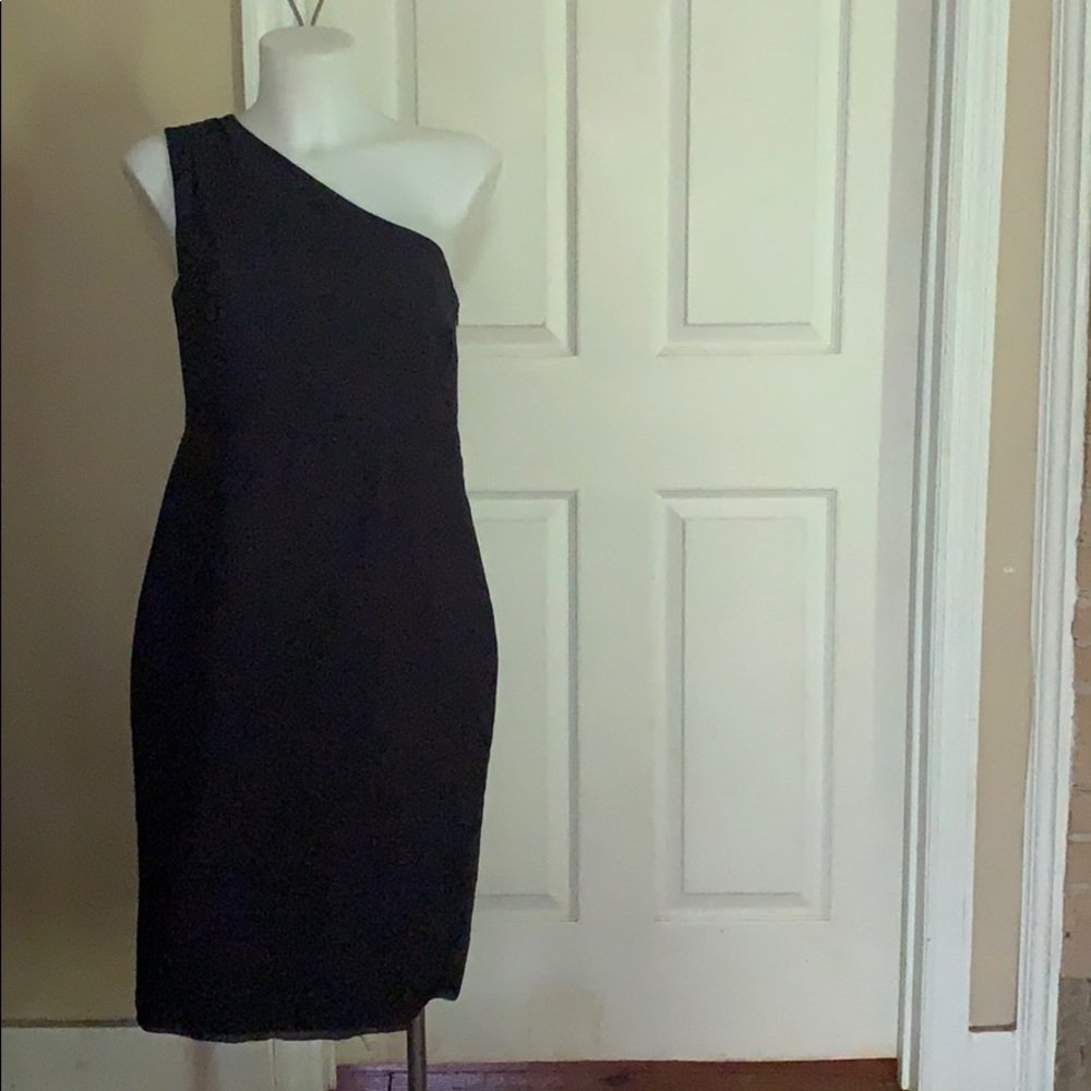 Women’s navy 1 sleeve dress